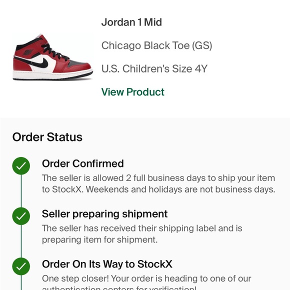 Jordan 1 Chicago Black Toe Mid - Picture 5 of 5